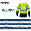 High Visibility Jackets Safety Sweater Reflective Hoodies